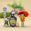 Miniatyrbild 2 av 5: 8 st/set Cartoon Figur High Simulerad Söt PVC Studio Ghibli Min granne Totoro Actionfigur Leksak Födelsedagspresenter - ZHENV