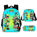 Pikkukuva 3 / 5: Plants Vs. Zombies 3 kpl Set Lasten Reppuja Peli Oheislaitteet Tyttö Pojat Reppu Koulureput Sarjakuva Kindergarten Rucksack Lahja 6