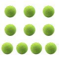 Miniatyrbild 1 av 5: 10 st Multifunktionella Golfskumbollar Hög Säkerhet Slitstarkt Miljövänligt Golfövningsboll för inomhus TSUNDEAU  [DmS] Green  Yellow
