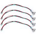 Miniatyrbild 2 av 5: 220V 8mm Vattentät Metall LED Indikatorlampa Signal 2Färg Gemensam Anod (Röd Grön) - Set om 4