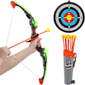 Miniatyrbillede 1 af 4: Bue og Pil Legetøj, Børne Archery Sæt til Drenge Piger med 3 Sugeskåls Pile, Mål & Kogger, Børnefødselsdagsgave & Gave Strømpefylder, Indendørs pink