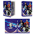 Miniatyrbild 1 av 2: Fotbollskortsalbum - 240st Stjärnkortslåda Samlingsalbum Bokmapp - Blue