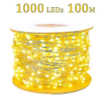 Pikkukuva 2 / 5: 30m 50m 100m LED-valosarjat Koristelu Makuuhuoneen Sisustus Uusivuosi Garl Copper Multi color 100M No controller