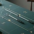 Miniatyrbild 5 av 5: Teleskopisk Pokerchip-Rake, Push Stick för Pokerchips, Akryl Rake-Verktyg för Enkel Chip-Hantering Silver