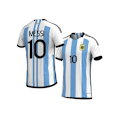 Pikkukuva 5 / 5: Argentiinan jalkapallopaita MM-kisat 2022 nro 10 Messi size-XL