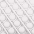 Miniatyrbillede 4 af 5: Boble-Pop Push-Press Fidget Sensory Legetøj Stressaflastning Forskellige Farver Rund Hvid [DB]