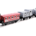 Miniatyrbillede 5 af 5: 4 stk. Togmodel, Mini Tog Legetøj Træk Tilbage Damptog Model Sæt Assorterede Stilarter Klassisk Legering Tog Legetøj Til Børn (#1) [DmS]