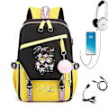 Pikkukuva 3 / 5: Stray Kids Combo Around The Same Usb Reppu Koulureppu Reppu Korealainen Opiskelija Miesten Ja Naisten Laukut