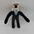 Miniatyrbillede 2 af 5: Speakerman Titans Tv Man Titans Cameraman Dukke Plys Legetøj Titans Speaker Man Skibidi Toilet Camera Man Tv Kvinde Plys Blødt Legetøj [DB] A17 about 26cm
