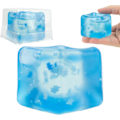 Pikkukuva 2 / 5: Jääkuutio Squishy-lelut, TPR Läpinäkyvä Jäälohko Mochi Squishy Fidget-lelut Stressipallot Stressistä Vapauttava Leikki Puristuslelut Mini Squishy-lelut Lahjaksi 2pcs
