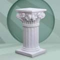 Miniatyrbillede 2 af 4: Romersk Søjle Statue Sockel Lysestager Stativ Skulptur Have Layout DecoBY L Square