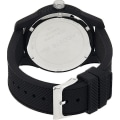 Miniatyrbild 2 av 5: Heta herrur 12.12 svart klocka med texturerad armbandBY