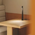 Miniatyrbillede 2 af 5: Elegant Slank Konisk Stål Bordlampe Bærbar & Dæmpbar Led Skulpturlys Dec Coffee