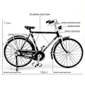 Miniatyrbild 2 av 5: 1:10 Legering Klassisk Retro Cykelmodell Ornament [DmS] Red Man Style