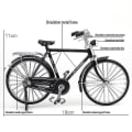 Miniatyrbillede 2 af 5: 1:10 Legering Klassisk Retro Cykelmodel Ornament [DmS] Red Man Style
