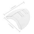 Pikkukuva 2 / 5: Universaalit kestävät läpinäkyvät sivusuojat silmälaseille ja suojalaseille (FMY) Side Shields 1 Pair