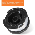 Miniatyrbillede 4 af 4: 3 4 6 STK Udskiftelige Spoler til BLACK+DECKER AF-100 Trimmer Line 3 pack