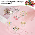 Miniatyrbilde 5 av 5: Julepynt Stativ 7 Kolonner Akryl Transparent Stativ For Cupcakes, Smykkeutstilling