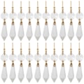 Pikkukuva 2 / 2: 20 kpl Kirkasta Kristalli-kattokruunun Jääpuikko Prisma Candelabra Vaihto-osat 7.2X1.2X0.6CM