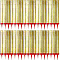 Miniatyrbilde 1 av 3: Sikre røykfrie bursdagsblysantfontener for klubb, bryllup - Kakeblysant, fyrverkeri, dekorasjonstilbehør Gold 24pcs