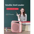 Miniatyrbilde 2 av 5: Bærbar stemmeforsterker med kablet mikrofonhodetelefon, oppladbar høyttaler (svart)
