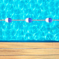 Miniatyrbillede 3 af 5: Sikkerheds Flydelinjer - 5m Pool Sikkerhed Adskillelsesreb Flydende Reb Bane Linje Pool Udstyr