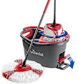 Pikkukuva 2 / 2: Ysdsy 2 kpl Punainen Vaihto Mopipää, Yleinen 360 Mikrokuitu Spin Mop .yhteensopiva Lattianpuhdistus-a