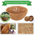 Miniatyrbild 3 av 5: 3-pack Hängande Korg Kokosfoder Väggmonterad Kokosfoder Tråg 100% Naturliga Växtfibrer Foder Utomhus Planteringsfoder Kokosfibrer Planteringsfoder 14 inch