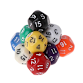 Pikkukuva 5 / 5: 10 kpl 16-sivuista noppaa D16 Polyhedral-noppaa pöytäpeleihin Multi