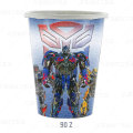 Miniatyrbild 1 av 5: Transformers Barnkalas Tillbehör Optimus Prime Bumblebee Robot Födelsedag Dekoration Nummer Ballong Banner Engångstallrikar Koppar  (FMY) 10pcs cups