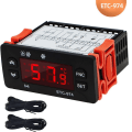 Miniatyrbild 2 av 5: ETC-974 Digital Temperaturregulator Mikrodatorkontroller Termostat Kylskåpsalarm 220