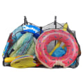 Miniatyrbillede 2 af 5: Pool Opblæsbar Opbevaring Pool Legetøjs Organizer Pose | Bolde Beholder Mesh Taske Heavy Duty Netting Tasker Til Pool Flyde &amp; Opblæsbar Black