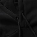 Miniatyrbilde 5 av 6: Herre Treningsdress med hettegenser + Joggebukse Sportsdress Casual Jogger Sportsklær 2-delt Fleece Streetwear-sett for menn Black XXL