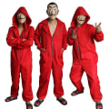 Miniatyrbilde 1 av 5: Salvador Dali La Casa De Papel Cosplay Halloween-kostyme for barn og voksne Adult XL