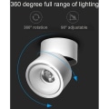 Miniatyrbillede 4 af 5: Indendørs 12W LED-Overlygte, 360° Justerbar Loftrotation og Overflade