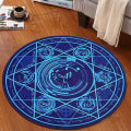Miniatyrbilde 1 av 4: Anime Sakura Magic Array Teppe Dark blue 100cm
