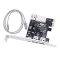 PCI-E 1X 1394 4 Port DV HD Video Capture Card Firewire-kort 800/400/200/100Mbps Stöder Hot-Swappin