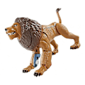 Miniatyrbillede 1 af 5: Educational Transform Animals Robot Action Figure Legetøj Gave Til Børn Småbørn Dyr Figurer Model Transformation Legetøj (FMY) Lion