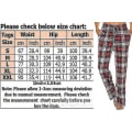 Pikkukuva 4 / 4: Naisten pyjama housut taskuilla, naisten pehmeät flanelliruudullinen pyjama housut black S