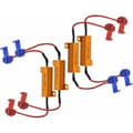 4 stk 50W 8 ohm LED-lastmotstander Hovedlys Lastmotstand Tåkelys LED-dekoder Blinklys Ledningsdekoder Motstand (Fikser hyperblink, kansellerer advarsel)