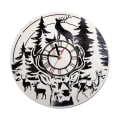 Miniatyrbillede 1 af 3: Kreativ Vægur Kvarts Analog Hængende Ure Hjem Decor FishBY Elk 25x25cm