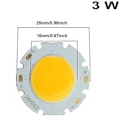 Miniatyrbillede 2 af 4: 3W COB Høj Effekt Super Lys Lampe Perle Led Chip Varmt Hvidt Lys Warm white
