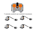 Miniatyrbillede 3 af 4: For Logo Tekniske Dele Motor Multi Power Funktioner Værktøj Servo Tog Model Sæt Byggeklodser Høj Kvalitet  [DmS] Train-motor