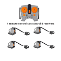 Miniatyrbillede 3 af 4: For Logo Tekniske Dele Motor Multi Power Funktioner Værktøj Servo Tog Model Sæt Byggeklodser Høj Kvalitet  [DmS] V8