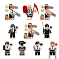 Pikkukuva 2 / 2: 10 kpl/setti Chainsaw Man Minihahmoja Rakennuspalikkasetti Minifiguuri Koottu Lasten Leikkikalut Lahjat Koti Sisustus [DmS]