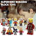 Miniatyrbild 4 av 4: Coola Superhjälte Byggklossar Leksak för Barn Tidig Utbildande Pussel Leksak för Pojkar Flickor  [DmS] Thor