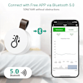 Miniatyrbild 2 av 5: Bluetooth-termometer hygrometer, trådlös termohygrometer mini, med smart sensorapp, datalogger och exportdata för sovrum, barnrum, vinkällare 2 pcs