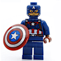 Miniatyrbild 1 av 4: Coola Superhjälte Byggklossar Leksak för Barn Tidig Utbildande Pussel Leksak för Pojkar Flickor  [DmS] Captain America