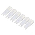 Miniatyrbillede 1 af 5: 6 stk. G9 LED-pærer, dæmpbare, 3W, energibesparende, 360 graders lys, til loftslamper og pendler, hvidt lys, 110-140V