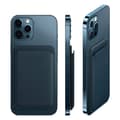 Magnetisk kortholder til iPhone 12/13-serien PU-læder sort